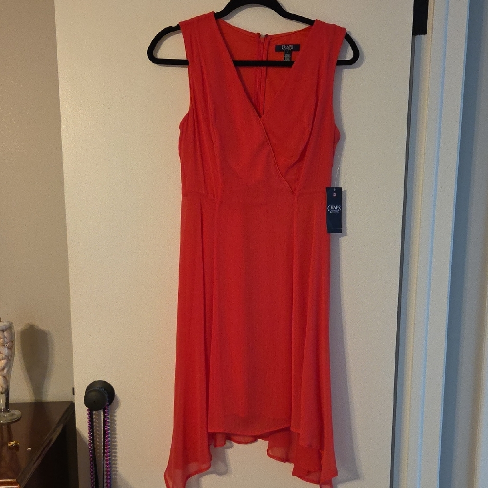 Chaps High Low Dress
